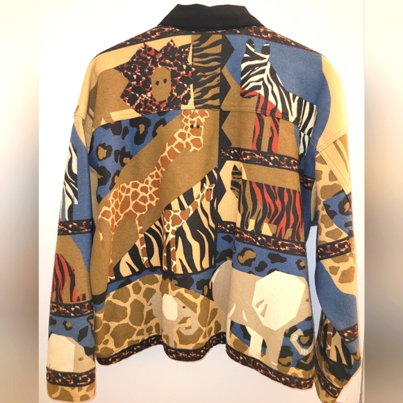 Christopher & Banks Animal Print Jacket - Picture 2 of 3